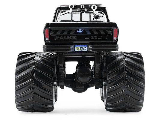 1979 Ford F-250 Monster Truck "Shelby Township Police Michigan" Black "Kings of Crunch - Hot Pursuit" Special Edition 1/64 Diecast Model Car by Greenlight