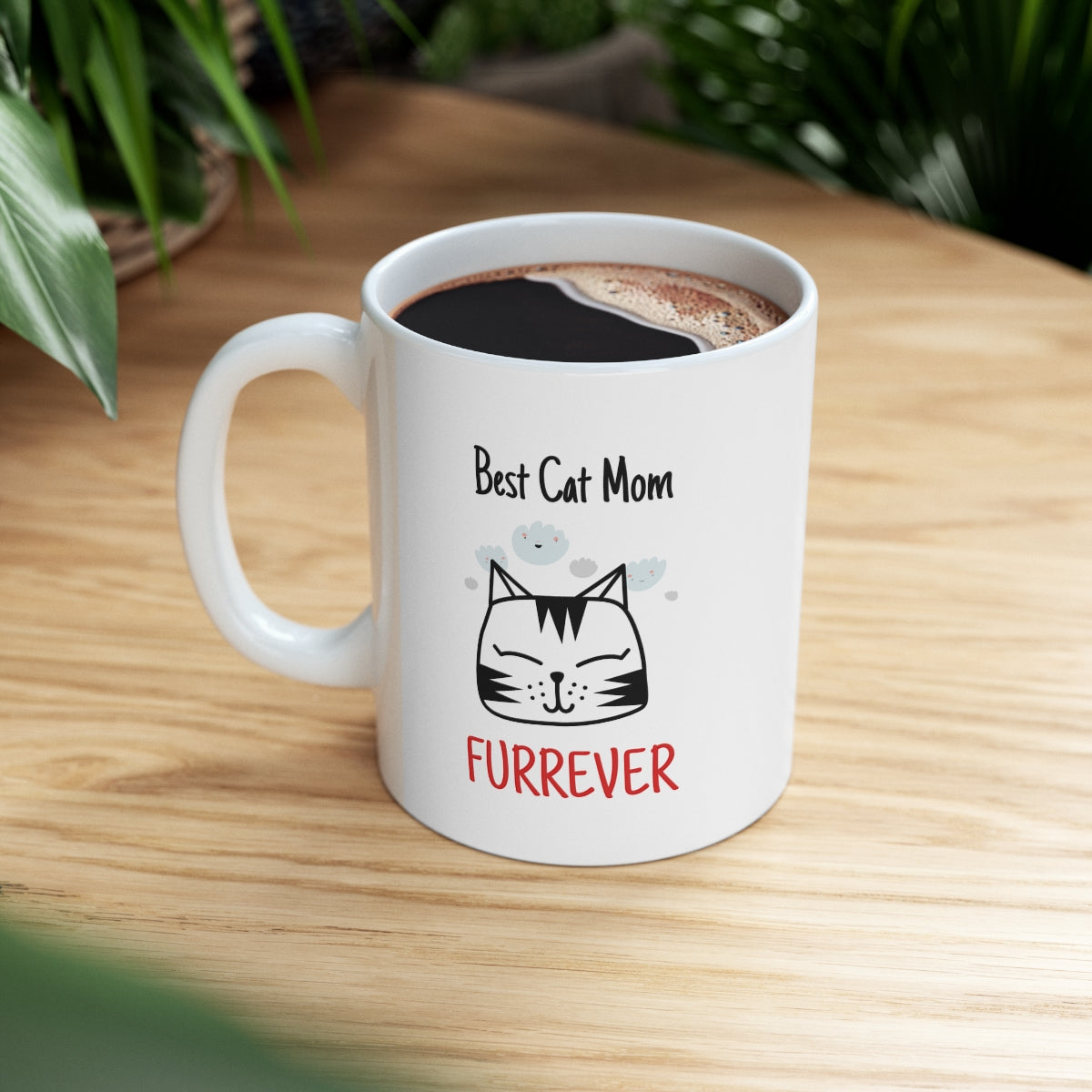 Best Cat Mom Furrever Mug
