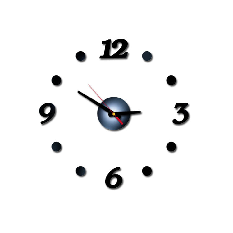 Creative Acrylic Silent Mirror Decorative Wall Clock