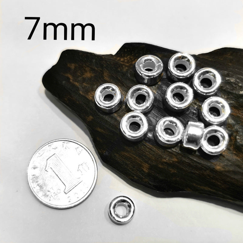 925 Sterling Silver Counter Spacer Beads Argent Pur Water Bubble Beads