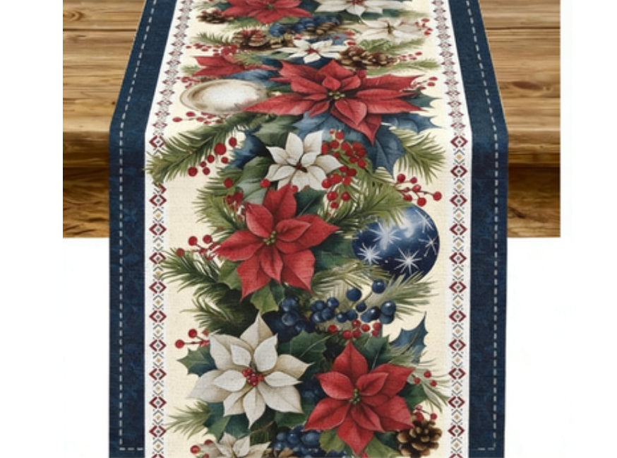 Christmasthemed Snowman Table MatFestive Christmas Table Decor