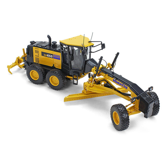 Komatsu GD655-6 Motor Grader with Ripper 1/50 Diecast Model by First Gear