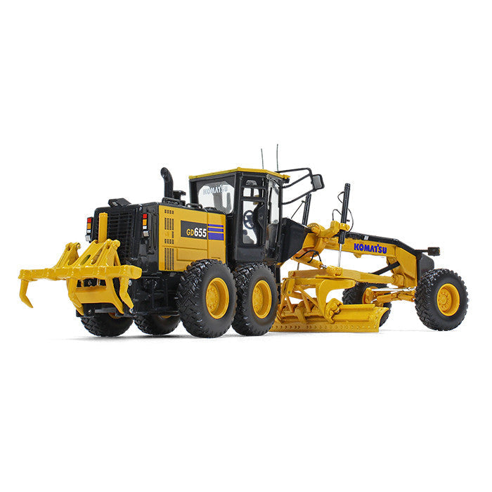 Komatsu GD655-6 Motor Grader with Ripper 1/50 Diecast Model by First Gear