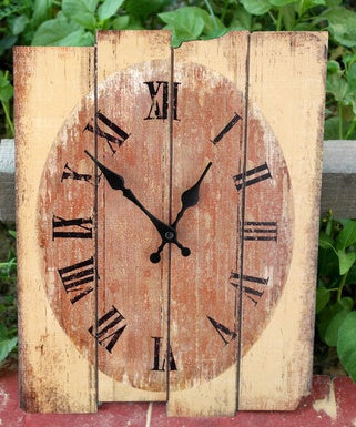 European retro wall clock living room quartz mute bedroom pastoral creative clock quality fashion wall clock