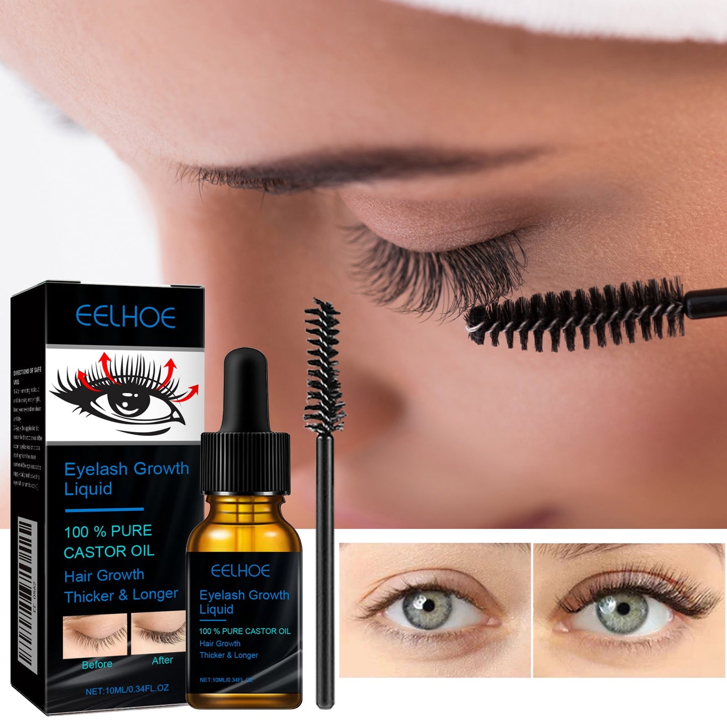 Castor Oil Eyelash Serum