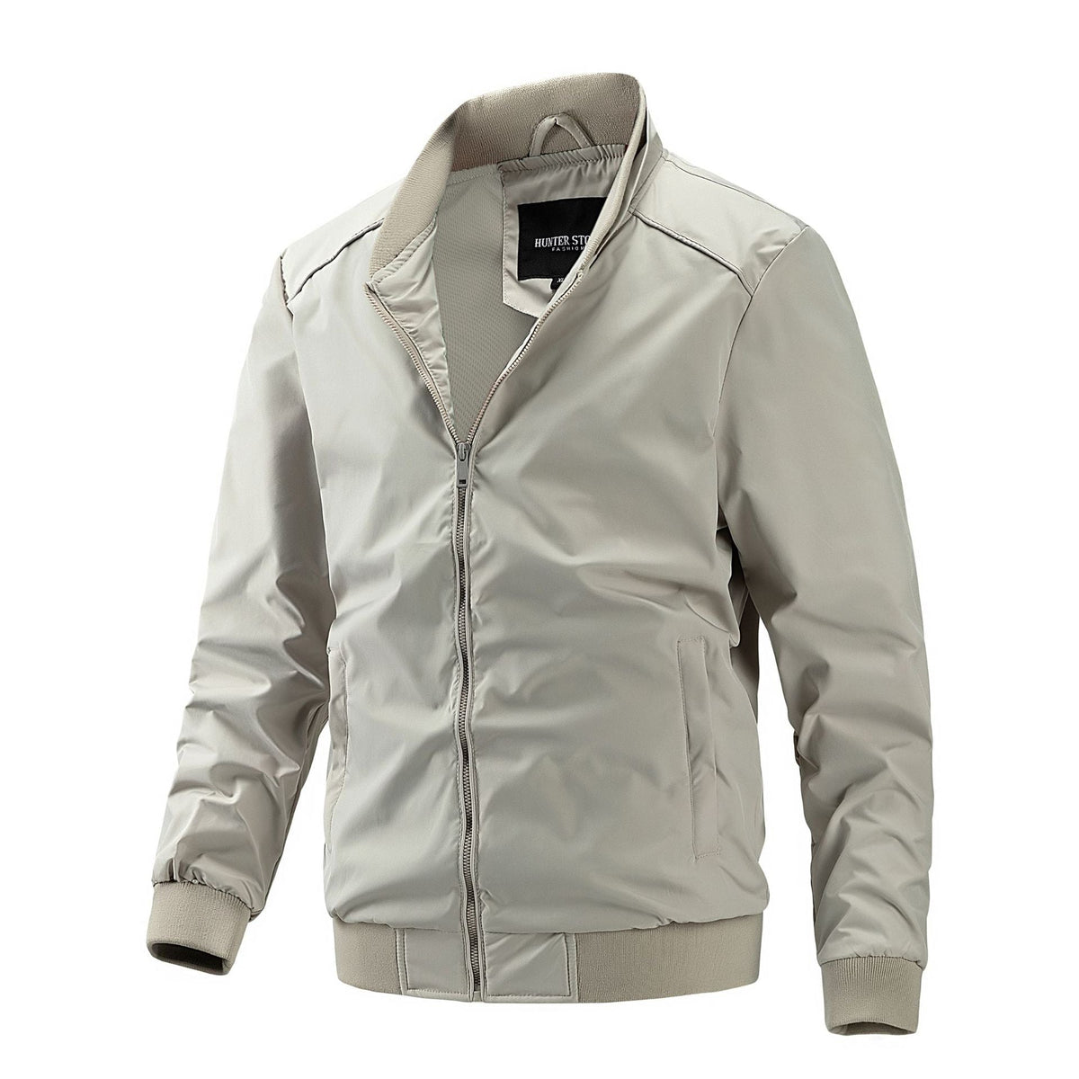 2026 Cross-Border Stand Collar Business Men's Jacket Casual Thin Baseball Jacket Trendy Foreign Trade Men's Clothing