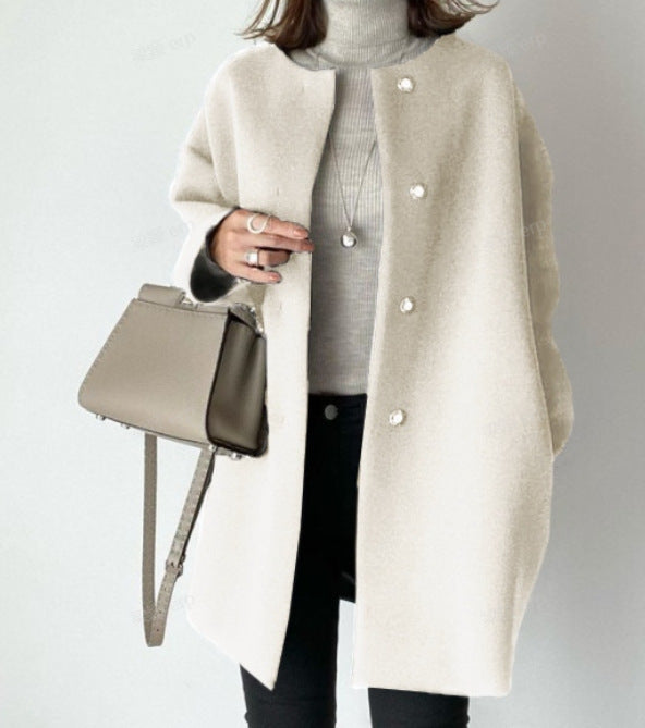Ins Single Breasted Cardigans Fashion Solid Color Knitted Jacket Women's Autumn Spring Clothing
