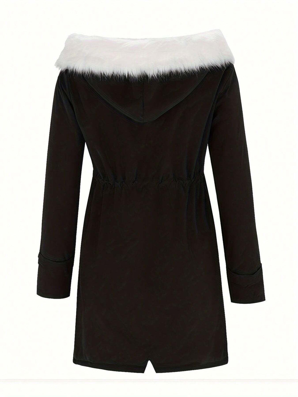 Needle Winter Faux Fur Hooded Parka Coat