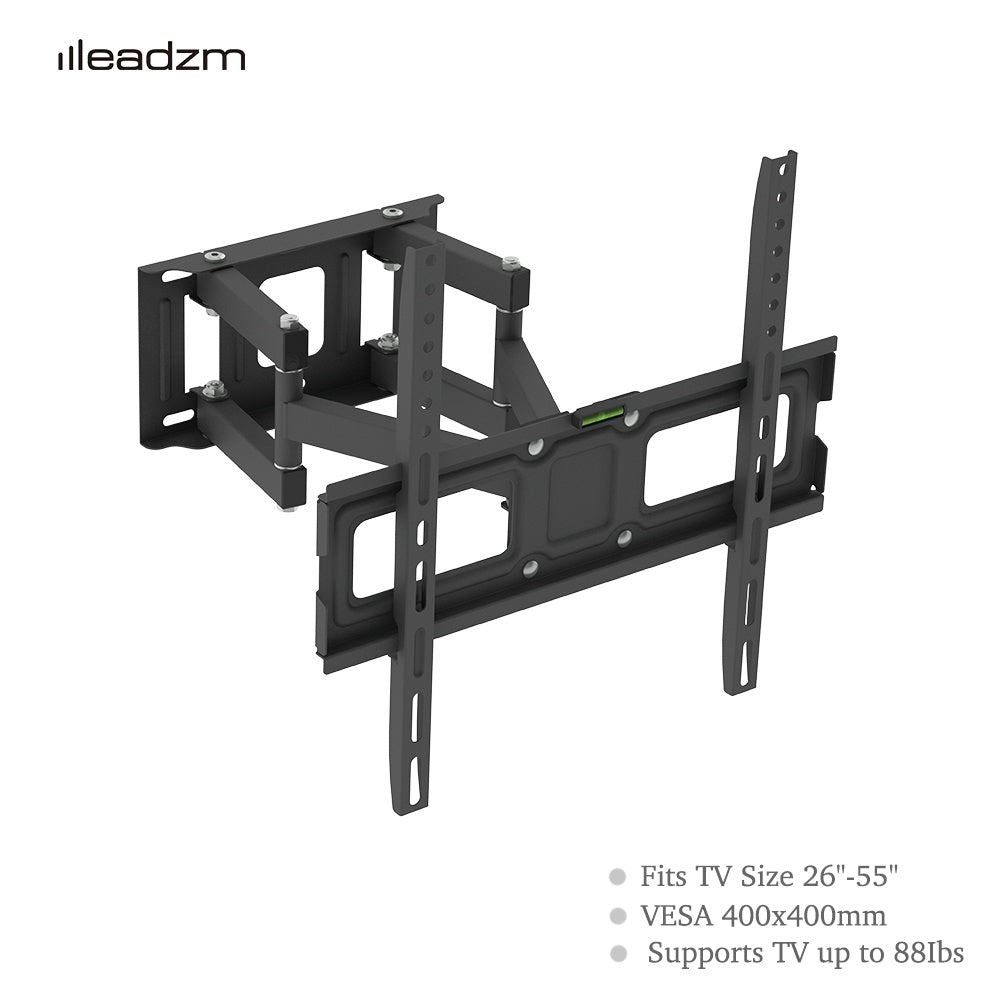 TMDS-105 Up And Down Angle 10 Degrees, Left And Right Angle 30 Degrees, Wall Mounted TV Stand 40kg