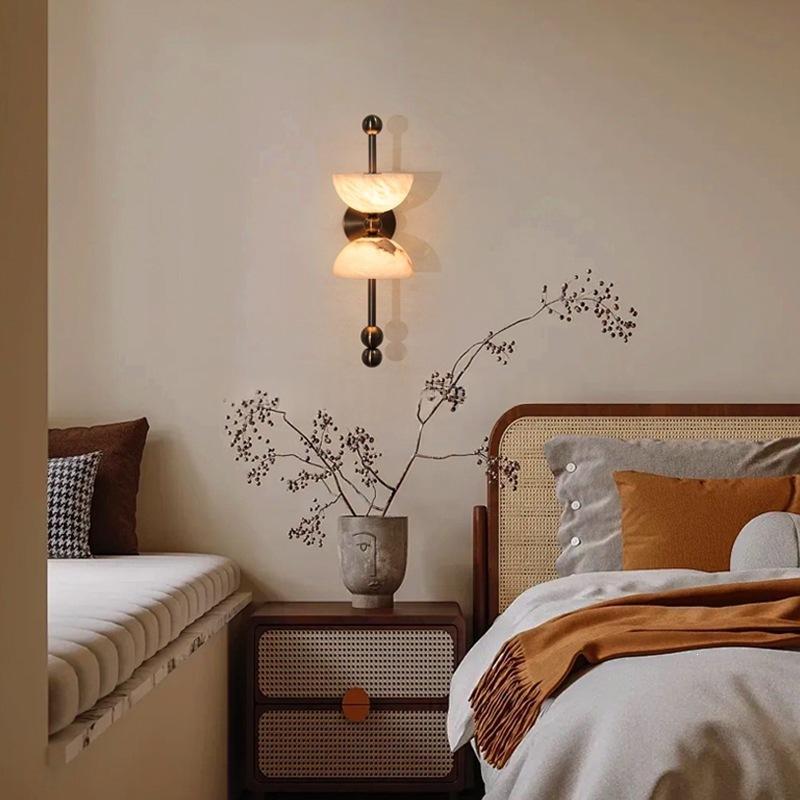 Retro Creative Hotel Bedroom Bedside Wall Lamp