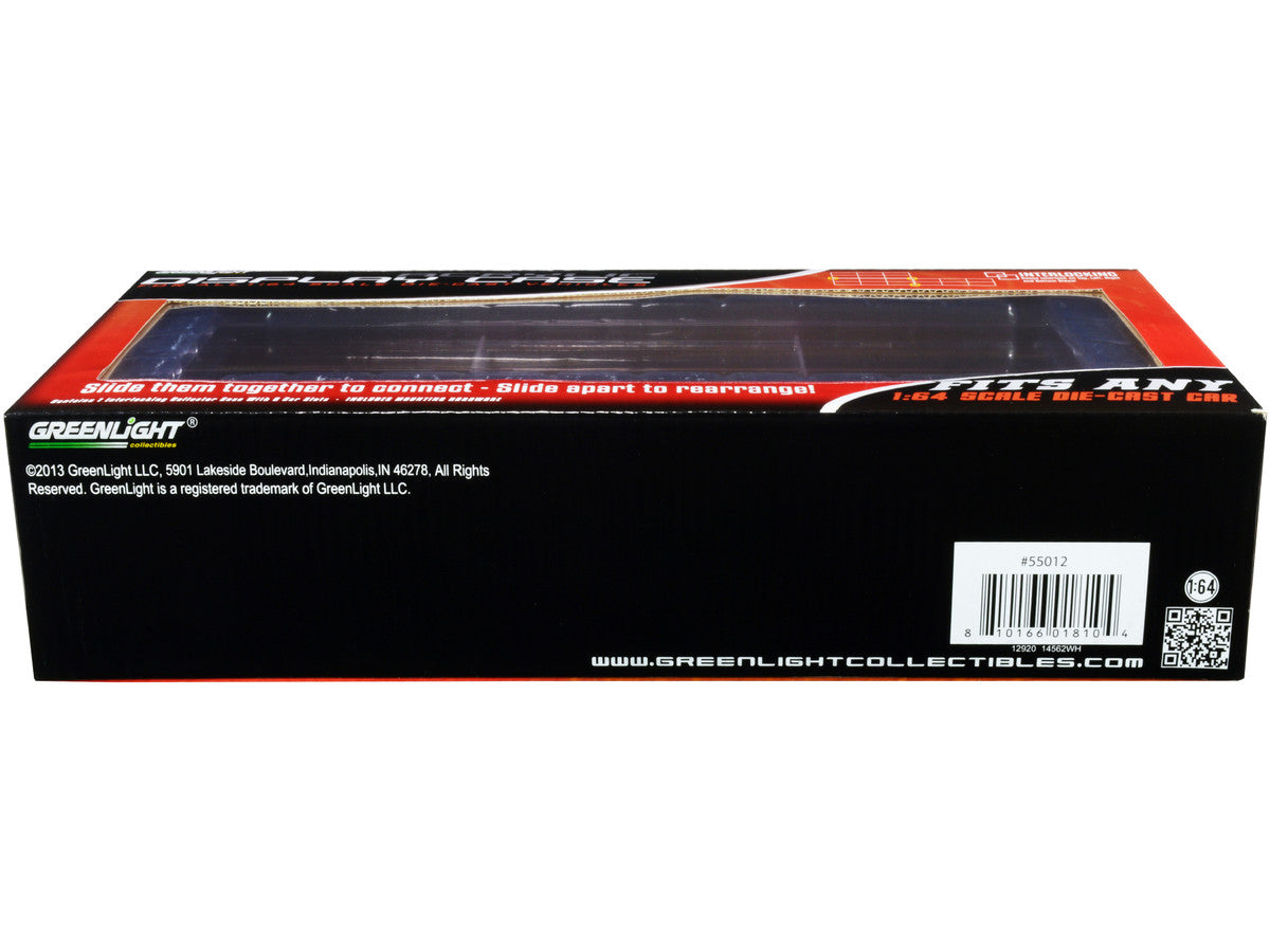 Acrylic Display Case 6-Car Connecting for 1/64 Scale Models by Greenlight