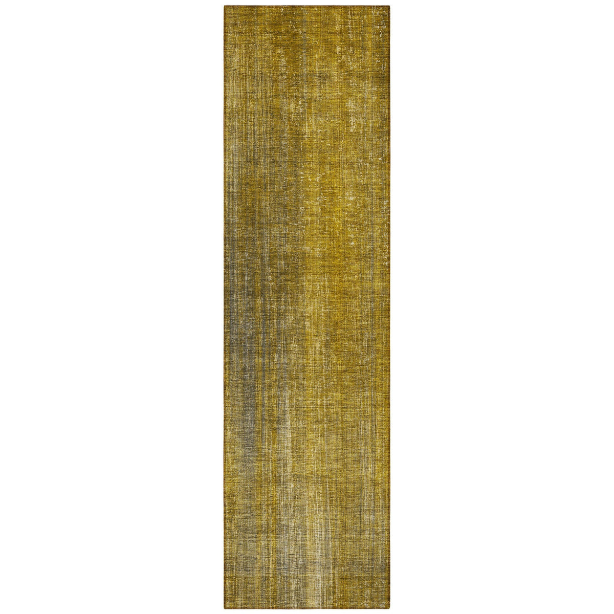 8' Runner Chocolate Striped Washable Non Skid Indoor Outdoor Runner Rug