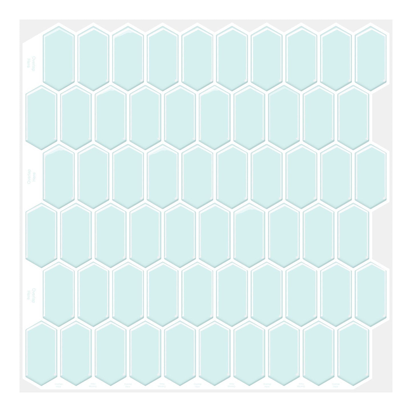 3D Self-adhesive Crystal Epoxy Wall Stickers For Kitchen Decor
