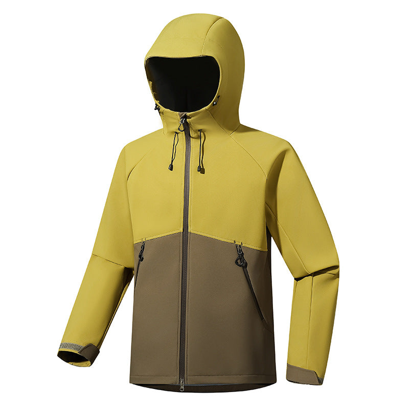 Men's Softshell Jacket 2026 New Spring And Autumn Windproof Waterproof Outdoor Sports Mountaineering Jacket Couple's Coat