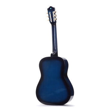 Zebra 39 Inch Classical Guitar Kit With 6 Strings Gig bag Tuner Picks Strap for Beginners Adults Kids Birthday Gift