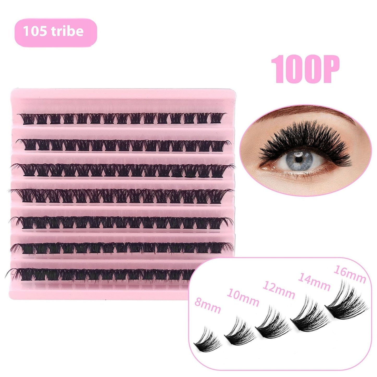 5D Messy 40p 60p Thick Hot Melt False Eyelashes