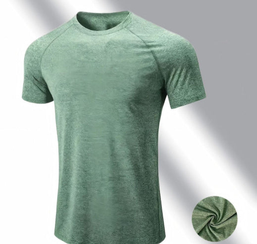 Tight Stretch Casual Quick-drying Running Round Neck Short Sleeve