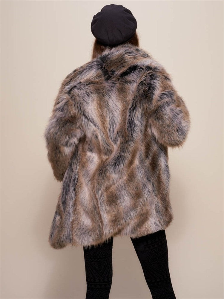 Warm Imitation Fur Coat Women's Fashion