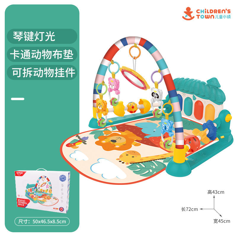 Baby Gym Play Mat with Music Piano for Infants