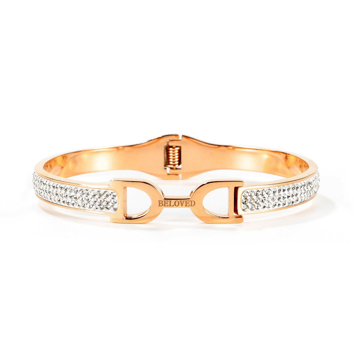 Fashion Light Luxury Tassel Letter D Titanium Steel Bracelet Women