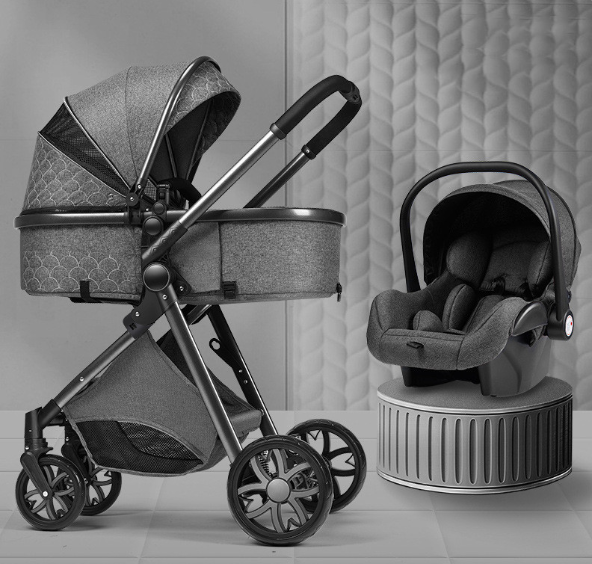 Stylish High View Stroller Lightweight Folding