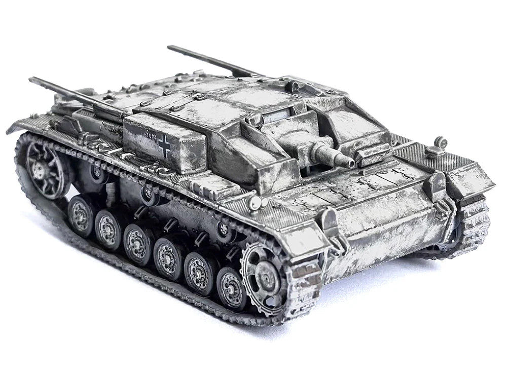 Germany StuG. III Ausf.E Tank Winter Camouflage "StuG.Abt. 202 Russia" (1942) "NEO Dragon Armor" Series 1/72 Plastic Model by Dragon Models