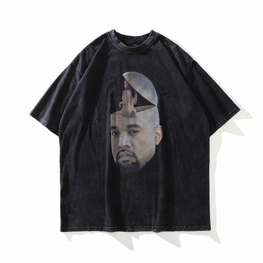 Vintage Streetwear Graffiti T-Shirt for Men