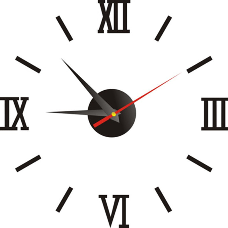 Creative acrylic wall clock, wall sticker clock, living room clock