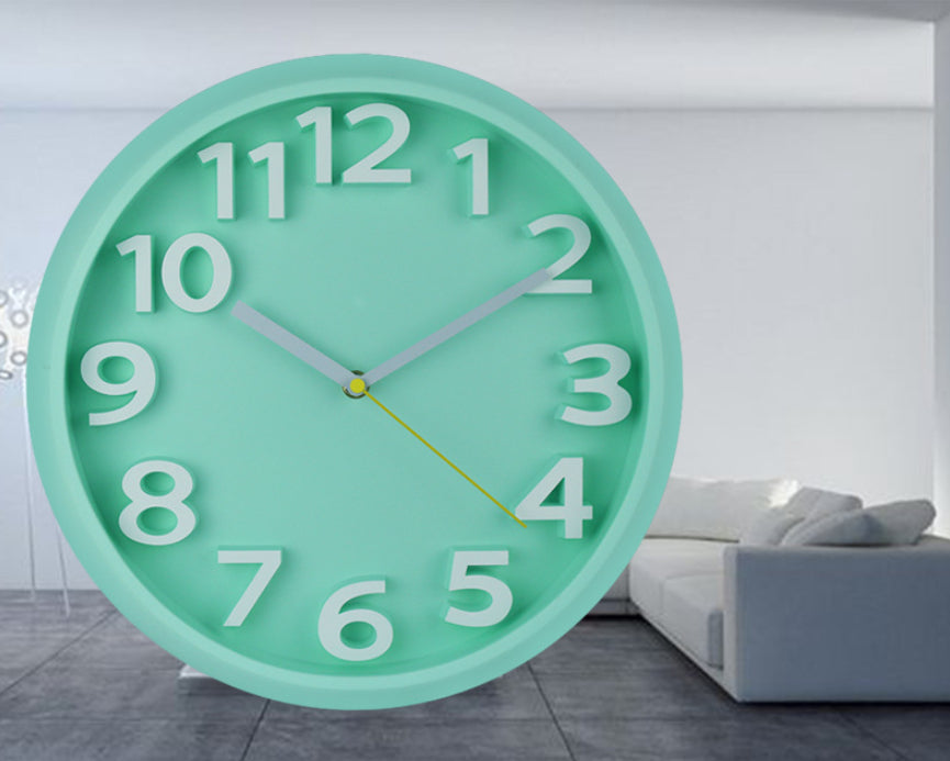 Creative Home Round Stereo Digital Wall Clock