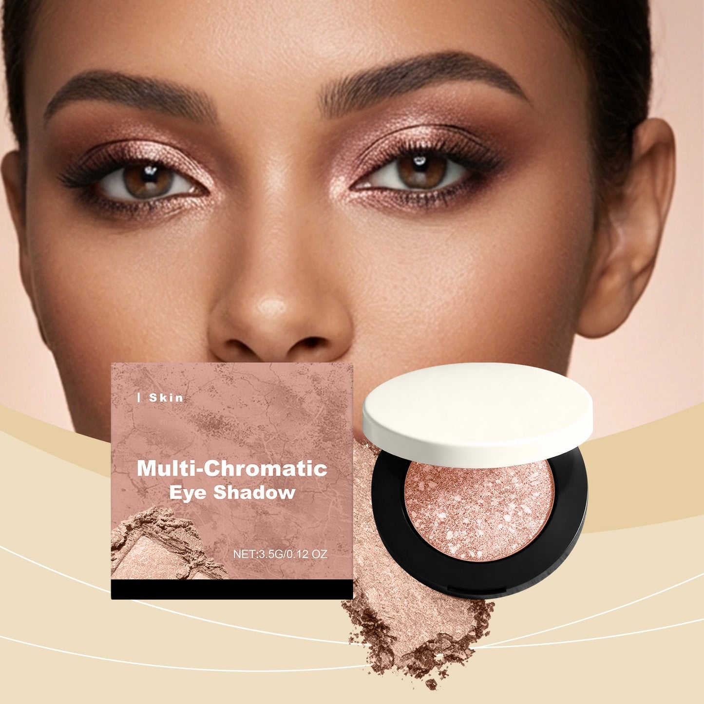 Shimmering 3D Eyeshadow Skin Tone