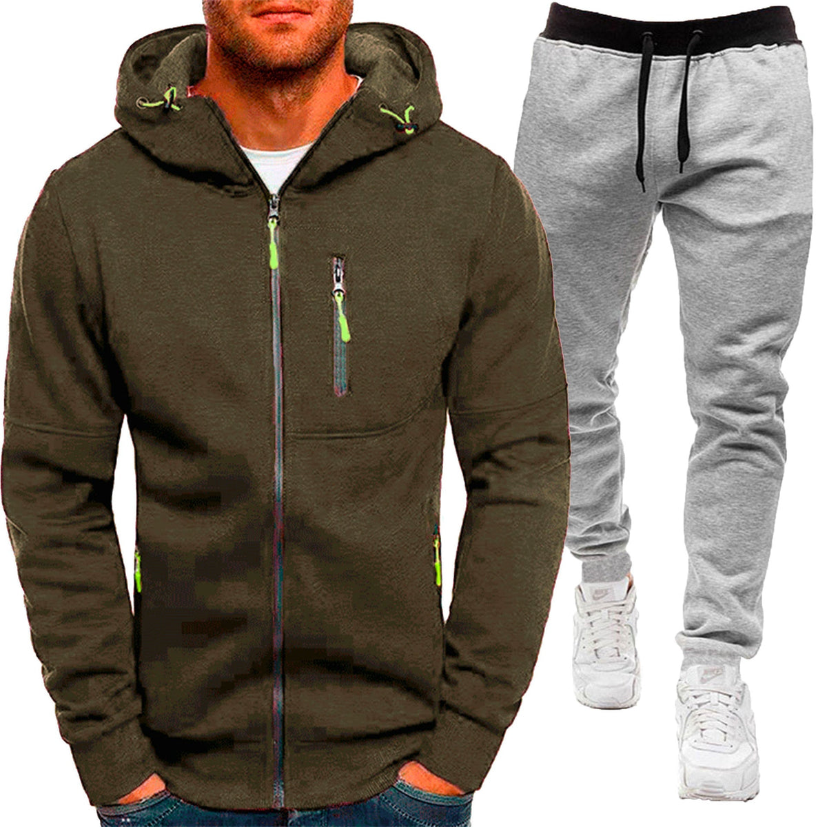2026 FallWinter New Mens Set Casual Hooded Sweatshirt Sportswear