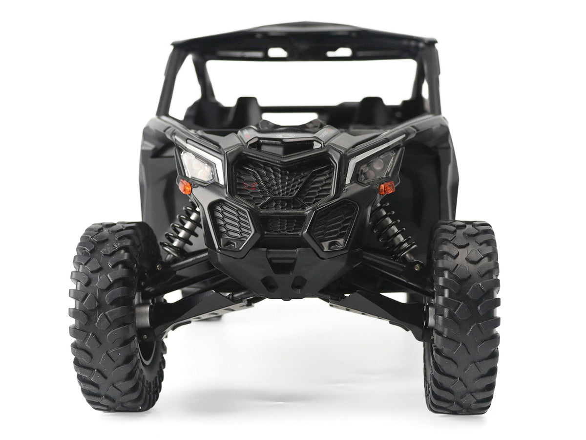 Can-Am Maverick X3 X RS Turbo RR Black 1/12 Diecast Model by BRP Models