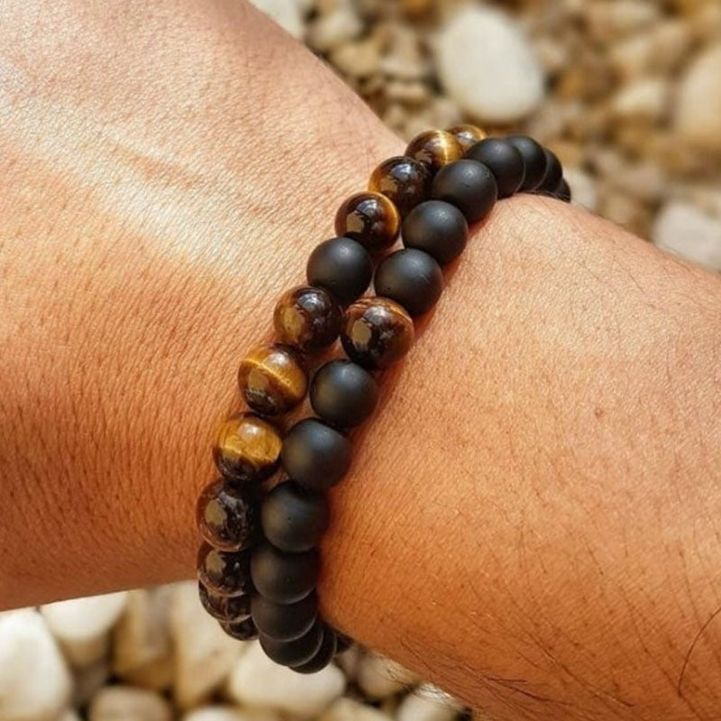 Fashion Luxury Charm Hand Men's Bracelet Handmade Beaded