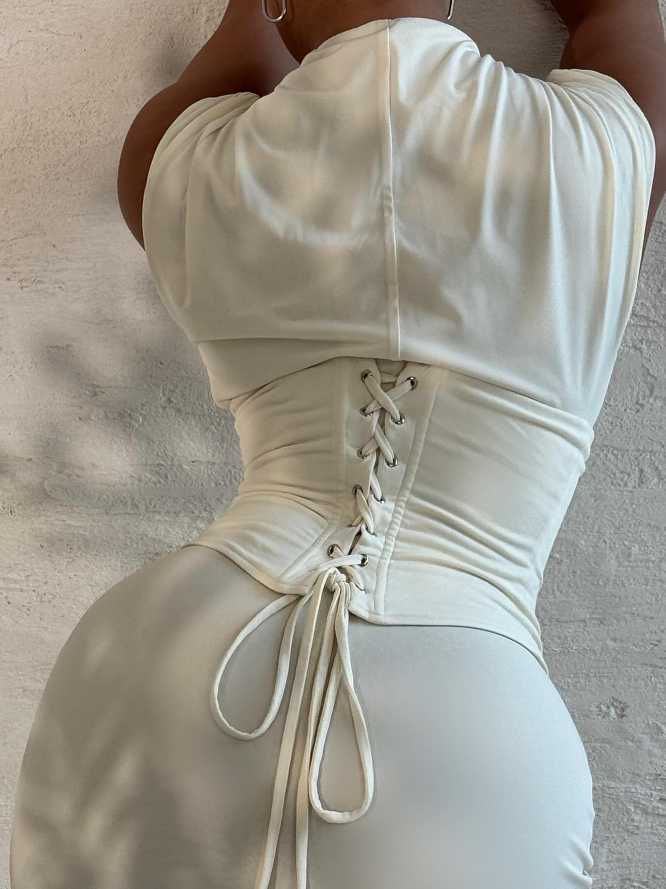 Sleeveless  Corset Maxi Dress