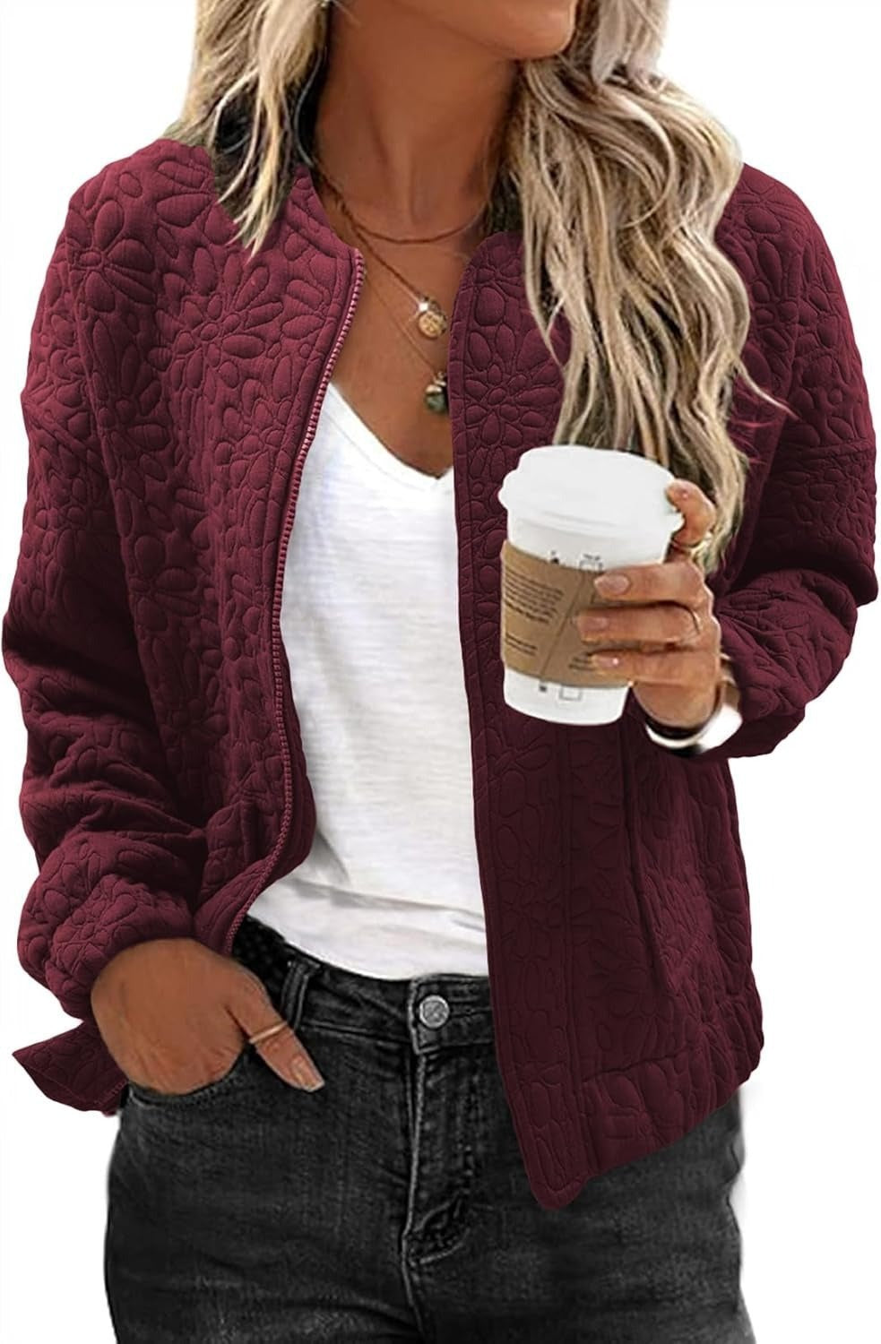 2026 Fall Winter New Arrival Hotselling Women's SolidTexturedCasualOpenFront Cardigan Coat