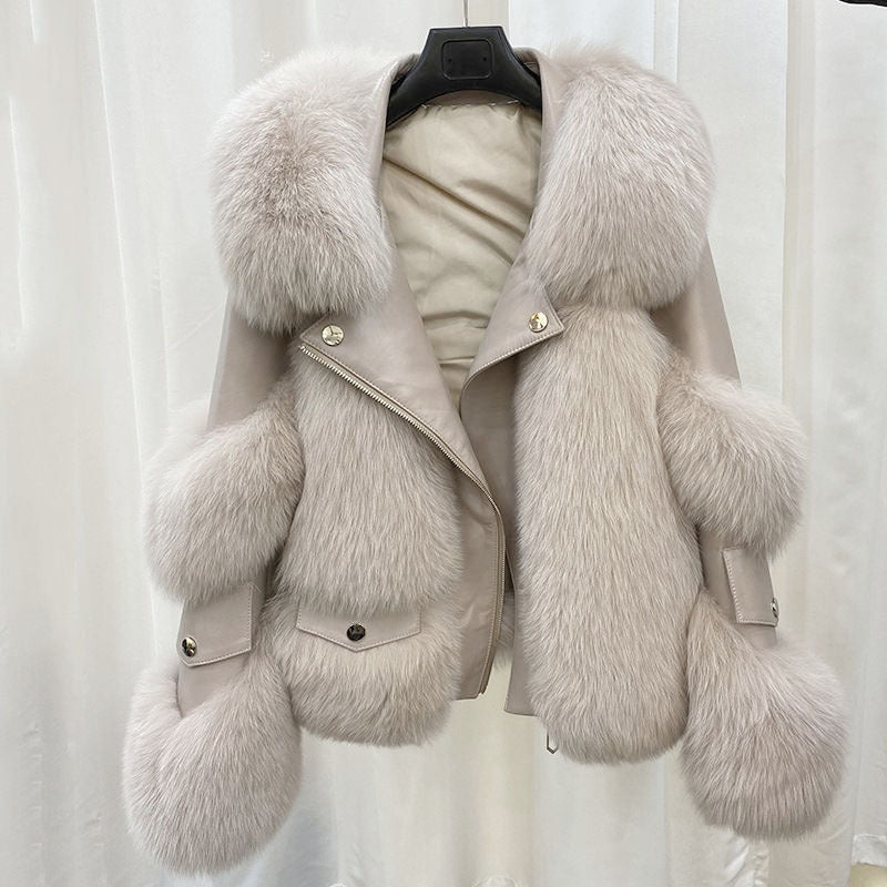 Haining Fur Coat Women's Coat