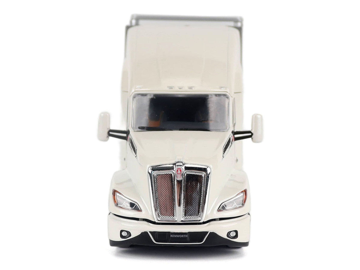 Kenworth T680 Next-Gen 76" High-Roof Sleeper Tandem Tractor White with Great Dane Champion 53ft Dry Cargo Trailer "Transport Series" 1/50 Diecast Model by Diecast Masters