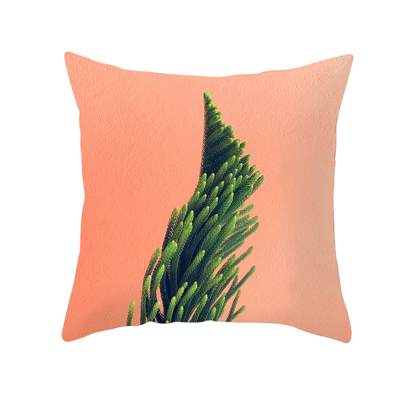 Tropical Plants Pillowcase Decor