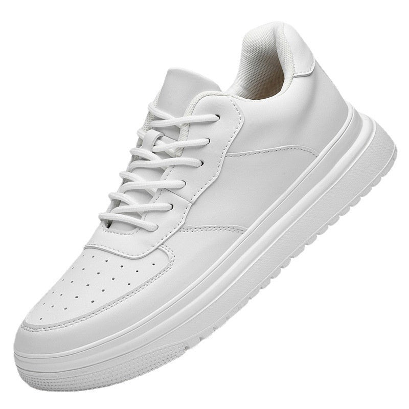 Summer Breathable Invisible Height Increasing Insole Men's Spring Soft Bottom Skateboard Shoes