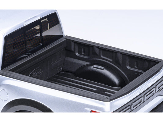2019 Ford F-150 Raptor Pickup Truck Ingot Silver 1/18 Model Car by Autoart