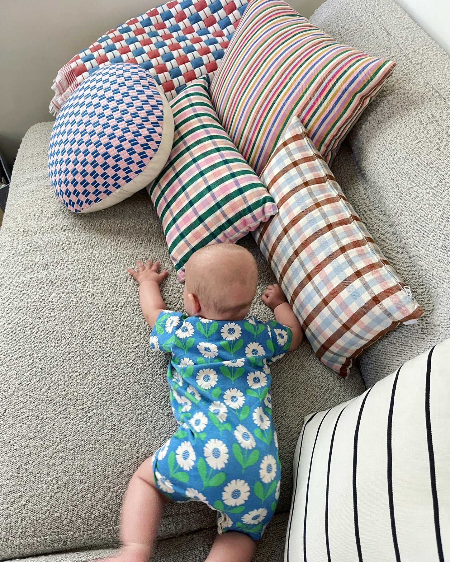 Lola Plaid Square Pillow