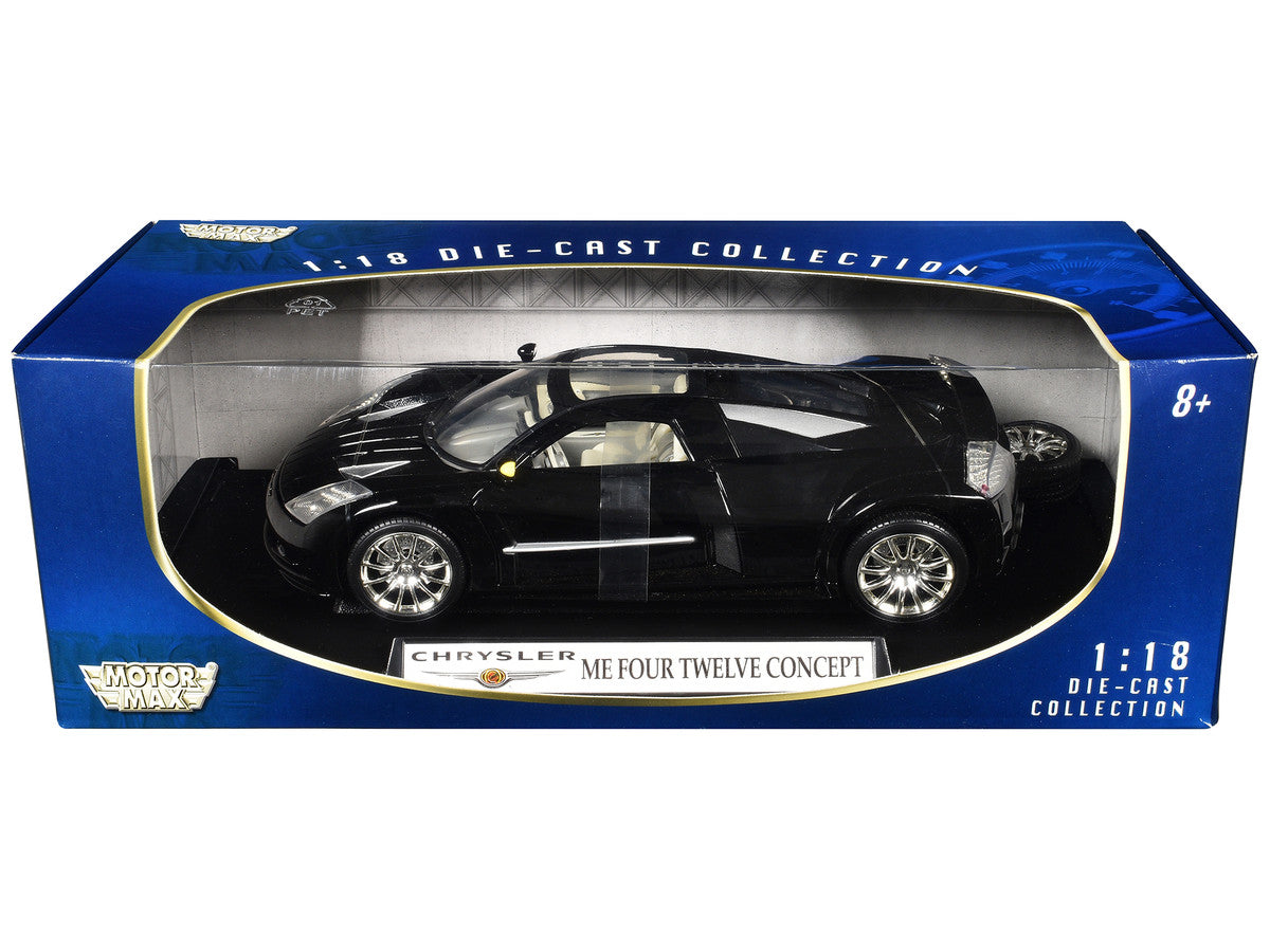 Chrysler Me Four Twelve Black 1/18 Diecast Model Car by Motormax