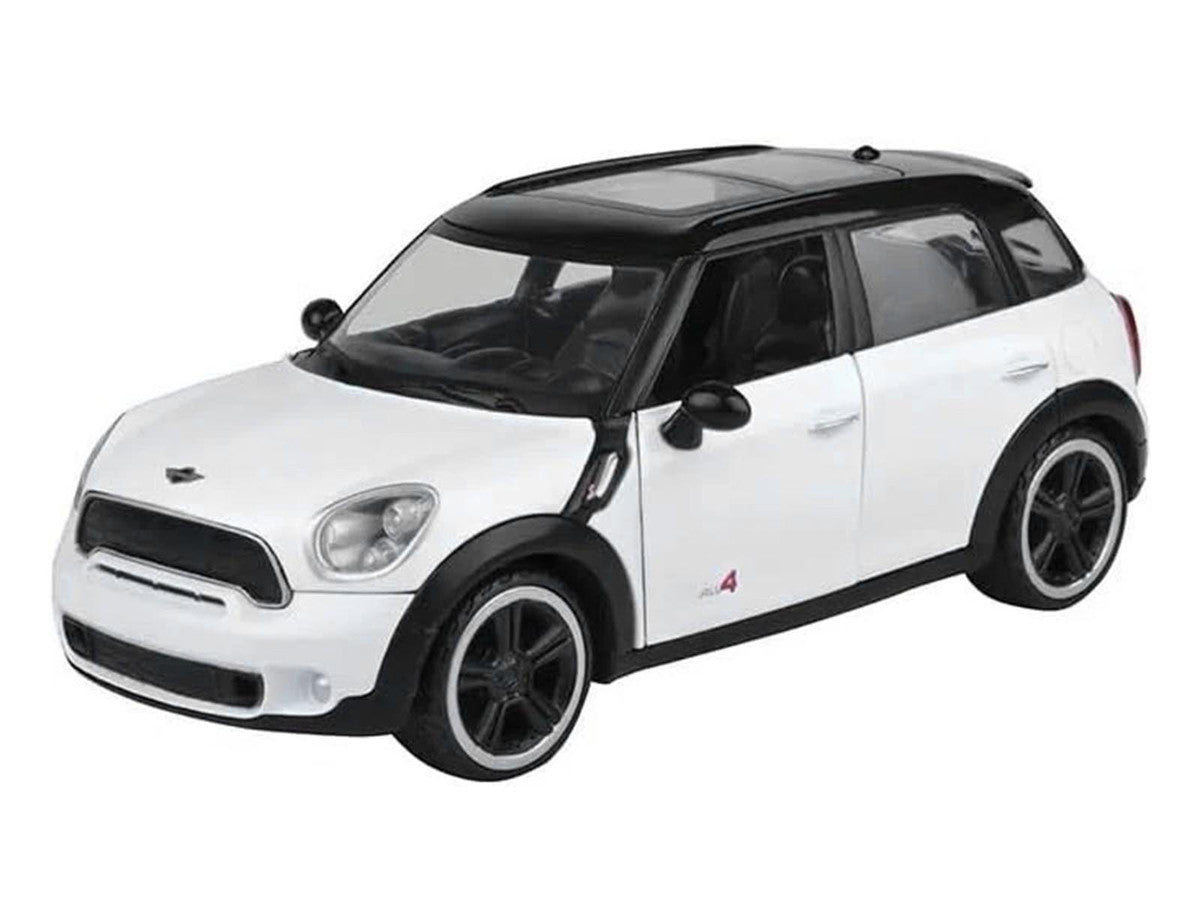 Mini Cooper S Countryman White 1/24 Diecast Car Model by Motormax