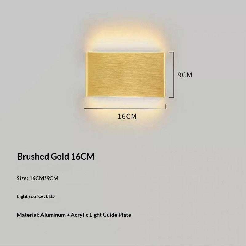 Strip Aluminum Wall Lamp Nordic Creative Bedroom Bedside