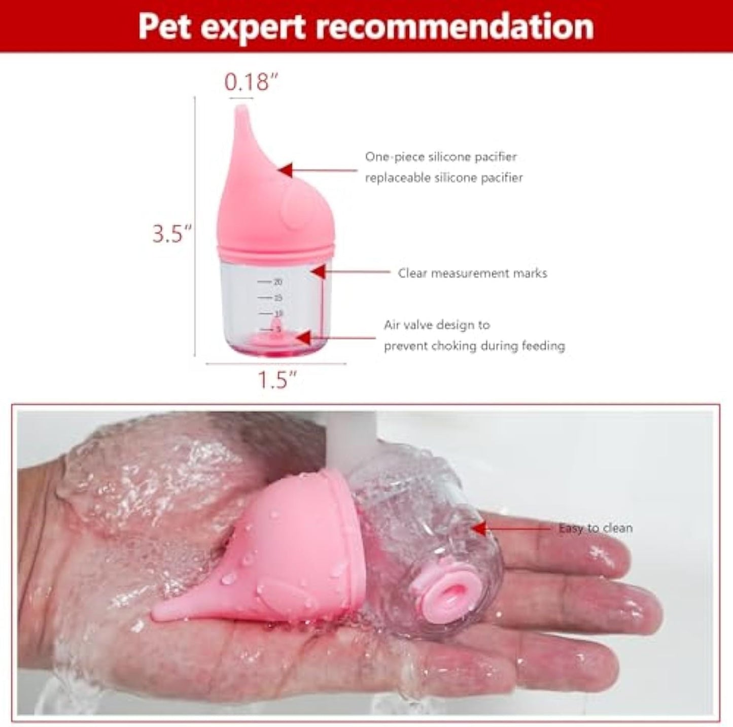 Puppy Bottles For Nursing Kitten Bottles For Nursing Pet Feeding Bottle