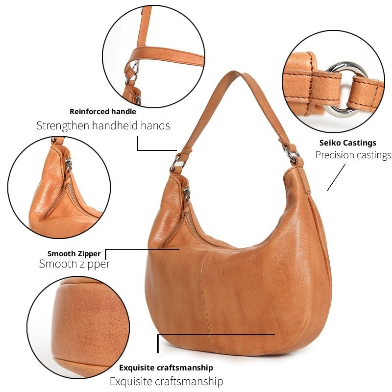 Cortical Women's Spliced Casual Crossbody Bag