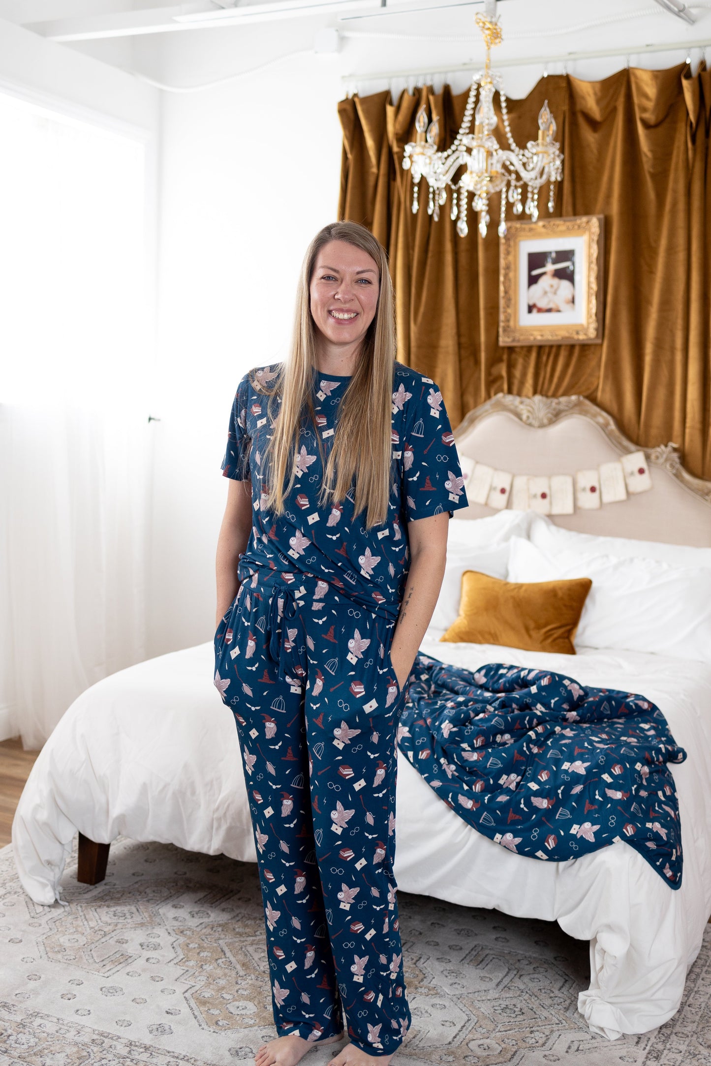 Owl Magic Adult Unisex 2pc Pajamas