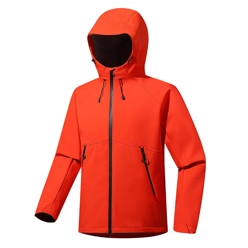 Men's Softshell Jacket 2026 New Spring And Autumn Windproof Waterproof Outdoor Sports Mountaineering Jacket Couple's Coat