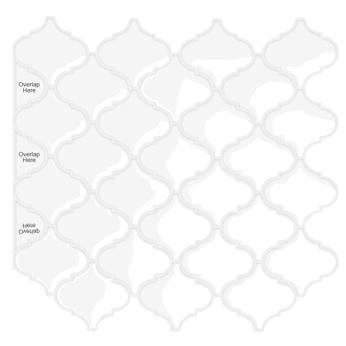 3D Self-adhesive Crystal Epoxy Wall Stickers For Kitchen Decor