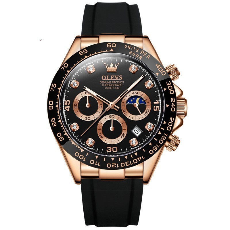 Multi-Function Sports Timing Quartz Men